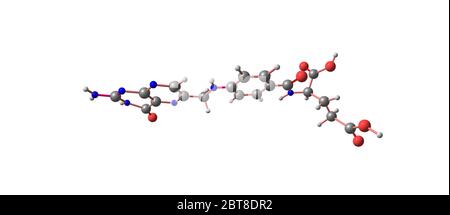 Folasi Blackboard with the chemical formula of Vitamin B9 Stock Photo - Alamy