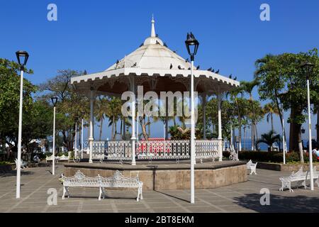 Bandstand in Plaza De Armas, Puerto Vallarta, Jalisco State, Mexico Stock Photo