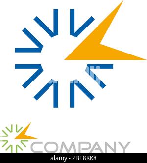 Vector sign solar energy Stock Vector