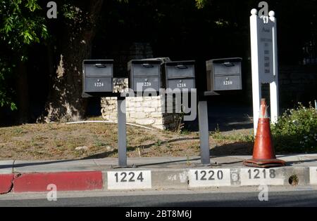 Beverly Hills, California, USA 23rd May 2020 A general view of atmosphere of Ingrid Bergman's home at 1220 Benedict Canyon Drive on May 23, 2020 in Beverly Hills, California, USA. Photo by Barry King/Alamy Stock Photo Stock Photo