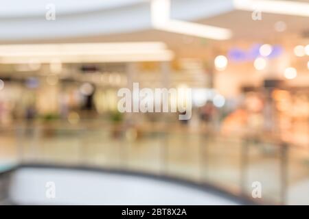 Abstract blurred of department store or shopping center mall blurred background use Stock Photo