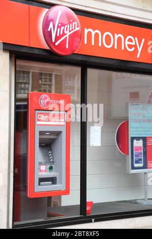 Virgin Money branch in Reading, UK Stock Photo