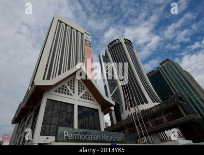 Iconic Menara PNB Kuala Lumpur Stock Photo