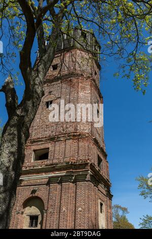 City Bolderaja, Latvia. Soviet army fortress by the sea.23.05.2020 Stock Photo