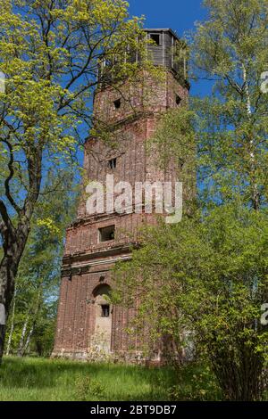 City Bolderaja, Latvia. Soviet army fortress by the sea.23.05.2020 Stock Photo