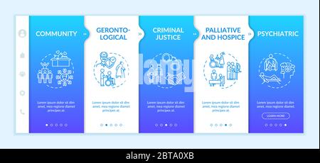 Charity organization onboarding vector template Stock Vector