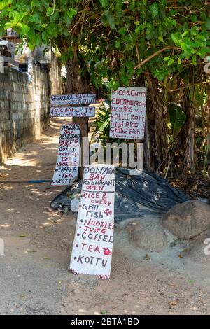 Dondra Head, lighthouse, most Southern point of Sri Lanka Stock Photo