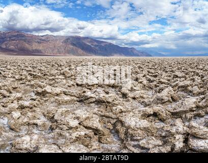 devils golf course in death valley national park in california in the usa Stock Photo