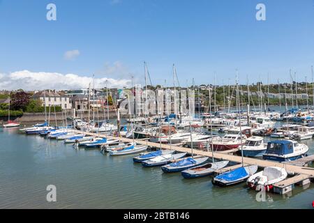 Kinsale, Cork, Ireland. 24th May, 2020. A view of the yachts and leisure craft at the marina in Kinsale, Co. Cork, Ireland. - Credit; David Creedon / Stock Photo