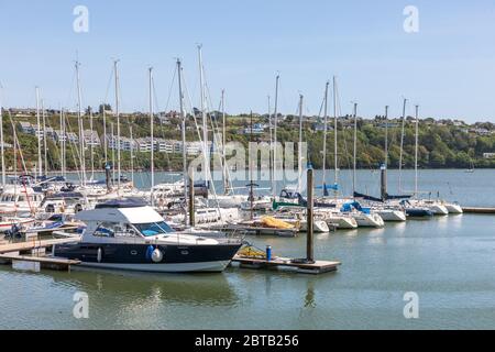 Kinsale, Cork, Ireland. 24th May, 2020. A view of the yachts and leisure craft at the marina in Kinsale, Co. Cork, Ireland. - Credit; David Creedon / Stock Photo