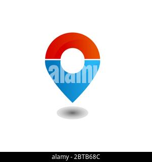 map pointer vector design template illustration Stock Vector