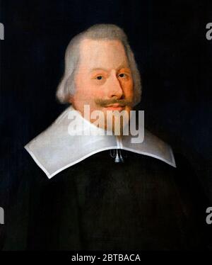 Portrait of John Pym (1584–643) by or after Edward Bower, oil on canvas, c.1640. Stock Photo