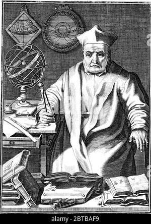 1610 ca, GERMANY : The celebrated german Jesuit Christophorus Clavius ( CRISTOFORO CLAVIO , 1538 - 1612 ). Modified the proposal of the modern GREGORIAN CALENDAR after the death of its primary author, the italian Aloysius Lillius ( LUIGI LILIO or GIGLIO , 1510 ca - 1576 ). - CALENDARIO GREGORIANO - SCIENZA - ritratto - portrait - GESUITA - GESUITI - SCIENZIATO - SCIENZA -  SCIENCE - SCIENTIST- HISTORY -  foto storiche  - MATEMATICO - MATEMATICA - MATHEMATIC - MATHEMATICIAN  - mathematics - ASTRONOMIA - ASTRONOMY - ASTRONOMER - ASTRONOMO -  illustrazione - illustration - engraving - incisione Stock Photo