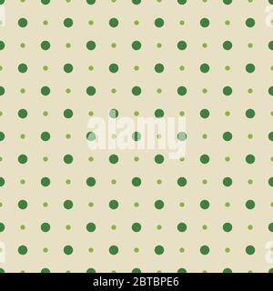 Green vector modern geometrical circle abstract background. Dotted texture template. Geometric pattern Stock Vector