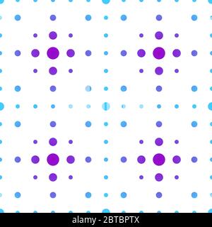Gradient vector modern geometrical circle abstract background. Dotted texture template. Geometric pattern in halftone style with gradient. Stock Vector