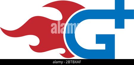 G plus connection logo icon illustration Stock Vector Image & Art - Alamy