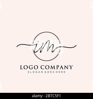 Initial VL handwriting logo with circle template vector logo of initial  wedding, fashion, floral and botanical with creative template. 13107979  Vector Art at Vecteezy