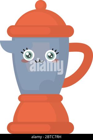 Blender sketch vector illustration. Smoothie doodle cartooning on Stock