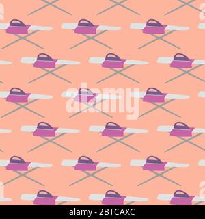 Ironing table pattern , illustration, vector on white background Stock Vector