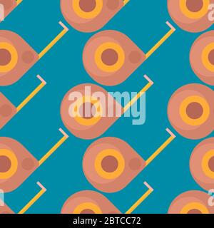 Measuring tapes pattern , illustration, vector on white background Stock Vector
