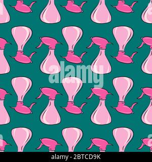 Water bottle spray pattern , illustration, vector on white background Stock Vector
