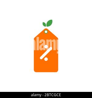 price tag fruit vector design template illustration Stock Vector