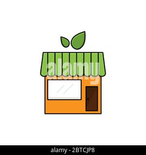 store fruit vector design template illustration Stock Vector