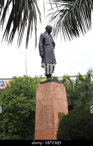 Statue of Sardar Vallabhbhai Patel at Patel Chowk, in New Delhi, India, Statue of Unity, (Photo Copyright © Saji Maramon) Stock Photo