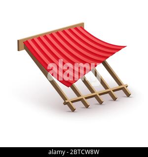 Concept Metal Covering on Roof Stock Vector