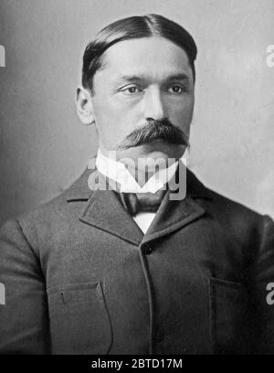 Serbian scientist Mihaljo Idvorski Pupin (1858-1935), professor at Columbia University ca. 1910-1915 Stock Photo