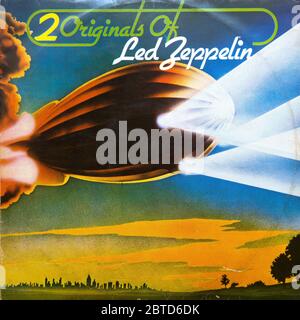 Vintage vinilo discográfico - Led Zeppelin - II - D - US - 1969 02  Fotografía de stock - Alamy