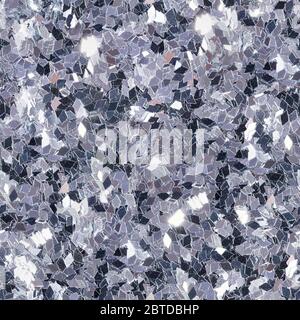 Shining sivler glitter in rhombus form, sparkle confetti texture. Christmas abstract background. Ideal seamless pattern. Stock Photo