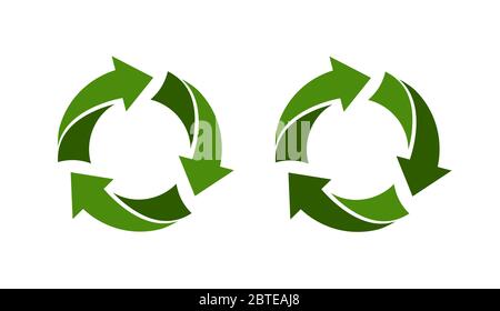 Recycle sign. Waste recycling, ecology vector illustration Stock Vector