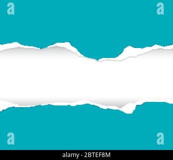 Paper Ripping Through Background Background template design with ripping paper illustration Stock Vector ...