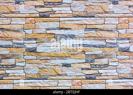 Tiles imitating slits of stone Stock Photo