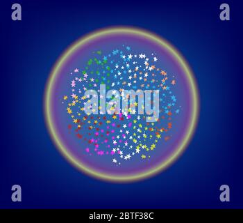 Star pixel logo design concept Stock Vector