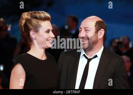 VENICE, ITALY - AUGUST 30: Kad Merad and Cecile De France attends 'Superstar' Premiere during The 69th Venice Film Festival on August 30, 2012 Stock Photo