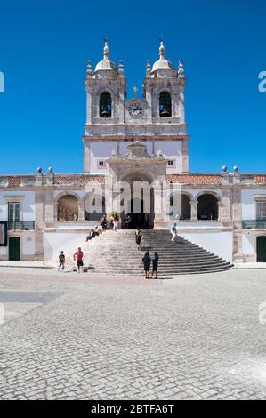 Nossa Senhora de Nazare Church, Nazare, Estremadura and Ribatejo, Portugal Stock Photo