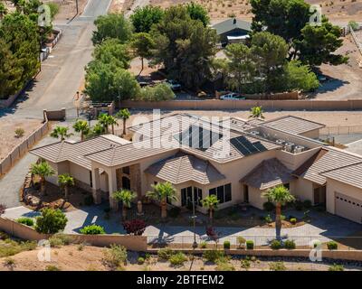 High angle view of some residence building of Enterprise area at Las Vegas, Nevada Stock Photo