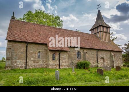 St. Mary's church in Oldberrow near Henley In Arden, Warwickshire, England. Stock Photo