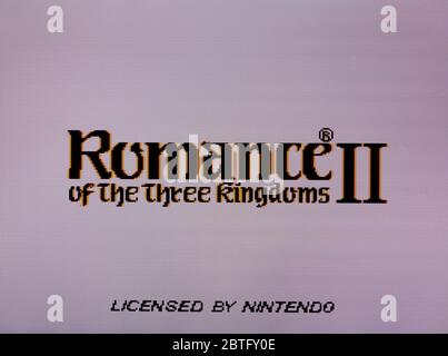  Romance of the Three Kingdoms II - Nintendo Super