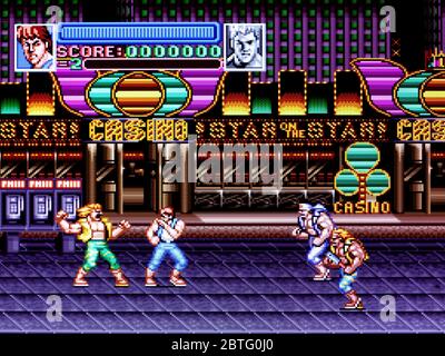 Double Dragon V 5 - SNES Super Nintendo - Editorial use only Stock Photo -  Alamy