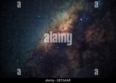A view of the Center of the Milky Way galaxy. Stock Photo