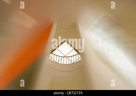 minimalistic colorful archtectural background Stock Photo