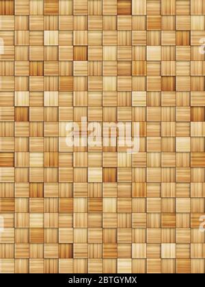 Background formed by wooden square blocks. Vector illustration. Stock Photo