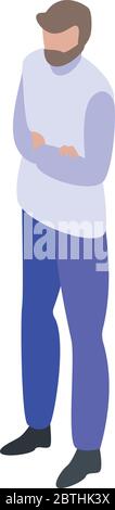 Art director icon, isometric style Stock Vector