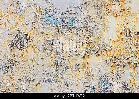 Rusted surface close-up, corrosion of metal Stock Photo