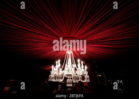 Red Room at Raymond Vineyards. Napa Valley, California. Stock Photo