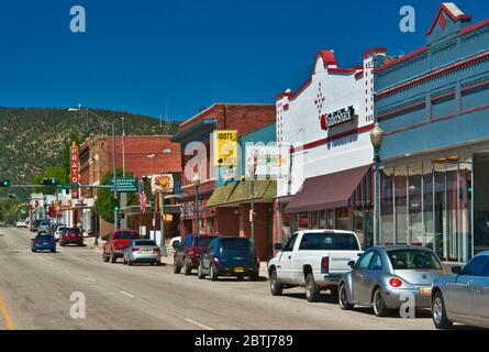 Shops at 2nd Street in Raton, New Mexico, USA Stock Photo