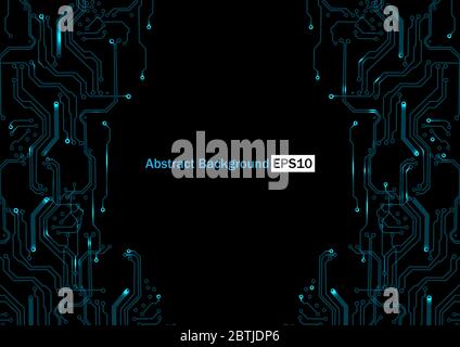 abstract circuit board technology concept design. circuit concept vector background.Illustration vector design Stock Vector